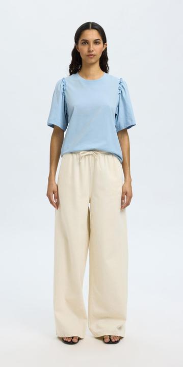 Actual product image Selected Femme Slfpenelope 2/4 Ruffle Tee Noos (S)