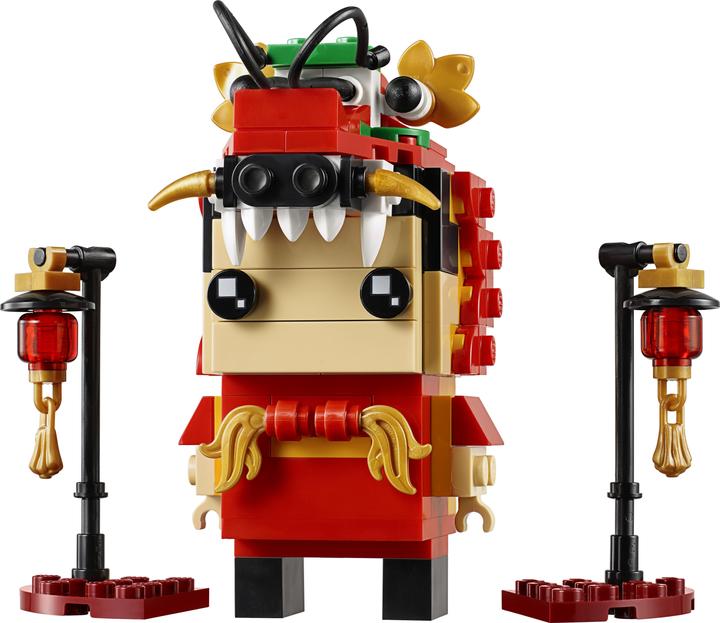 Actual product image LEGO BrickHeadz Dragon DanceMan (40354, LEGO Brickheadz)