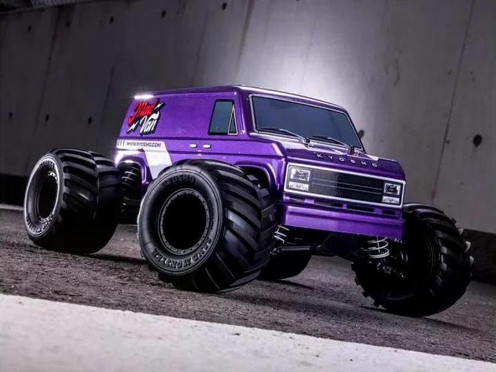 Image du produit Kyosho Monster Truck Fazer Mk2 Mad Van 4WD, Violet, ARTR, 1:10 (RTR Prêt à fonctionner)