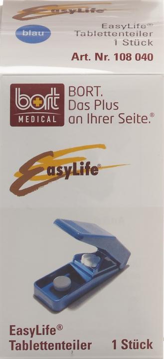 Actual product image Bort Medical Tablettenteiler blau