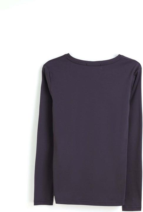 Actual product image Bellemere T-Shirt Long Sleeve Crew Neck Mercerized Cotton 190G (M)