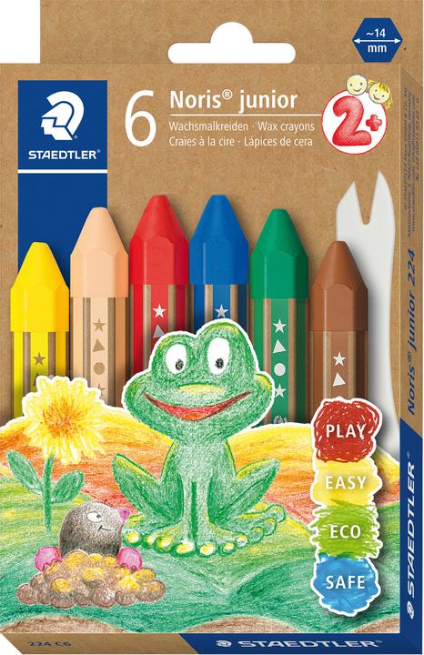 Actual product image Staedtler Wax crayon 'Noris junior (Multicoloured, 12 x)