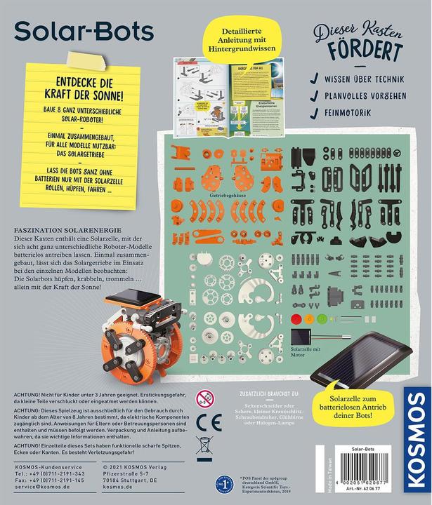 Actual product image Kosmos Solar Bots