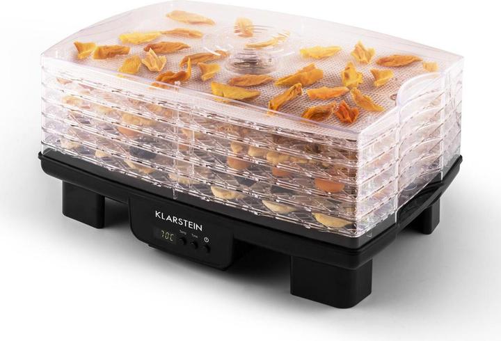 Actual product image Klarstein Bananarama black dehydrator6 shelves