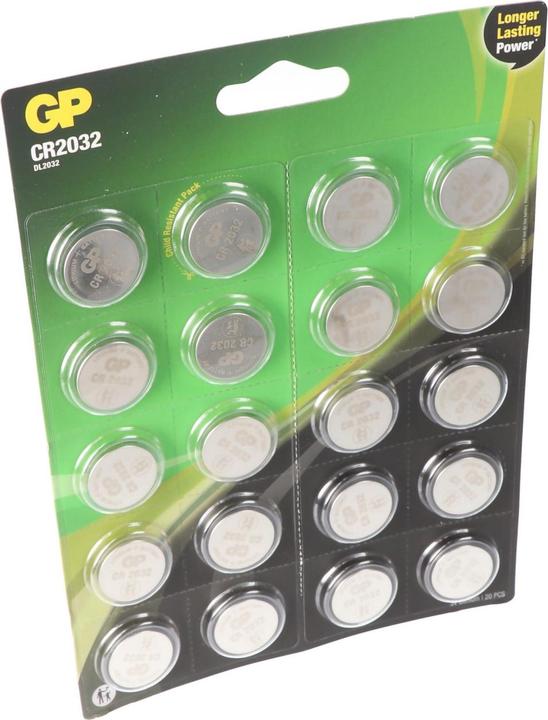Produktbild GP Batteries CR2032 (20 Stk., CR2032, 220 mAh)