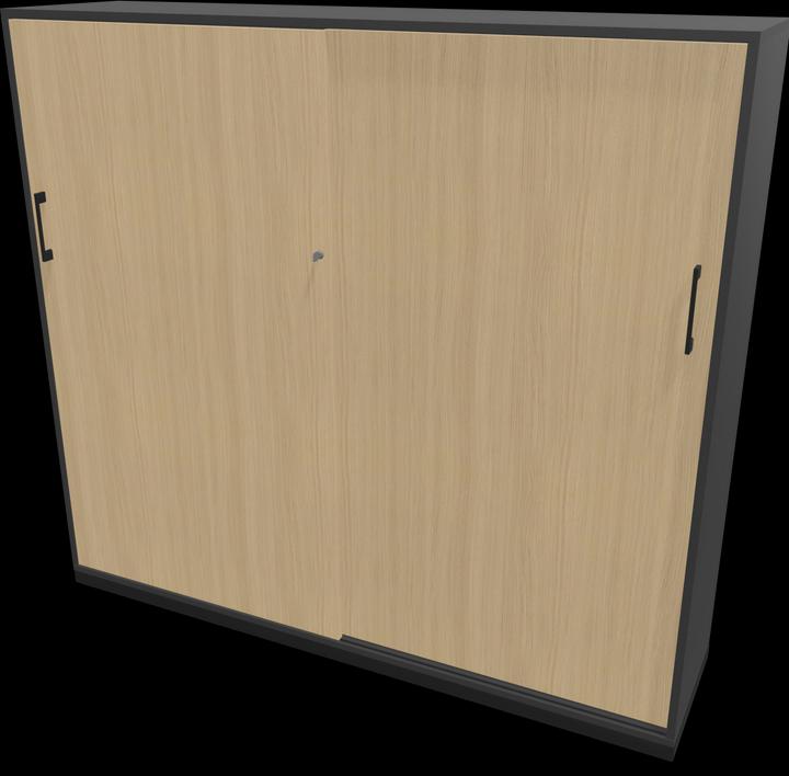 Black, Oak decor bleached, Dark grey
