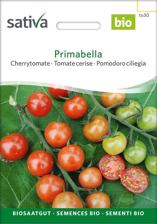 Produktbild Sativa Primabella – Cherrytomate Bio (Gemüsesamen)