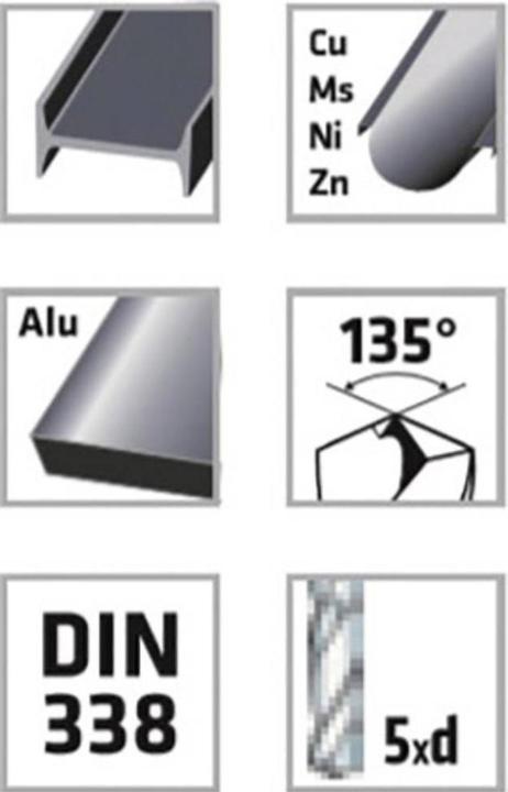 Produktbild Alpen HSS Spiralbohrer kurz (9 mm)