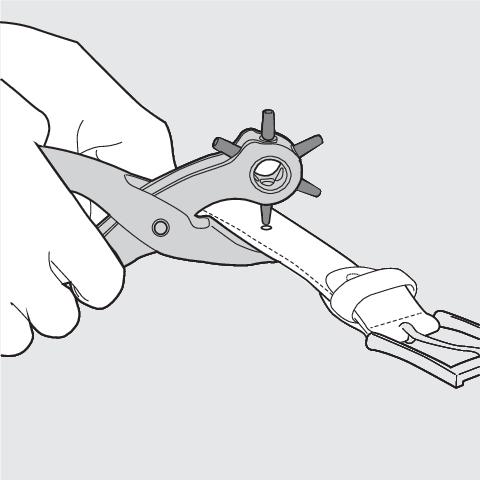 Actual product image Toya Pliers set with 100 eyelet hole punch eyelet pliers turret pliers eyelet riveting pliers type 43603 (23 mm)