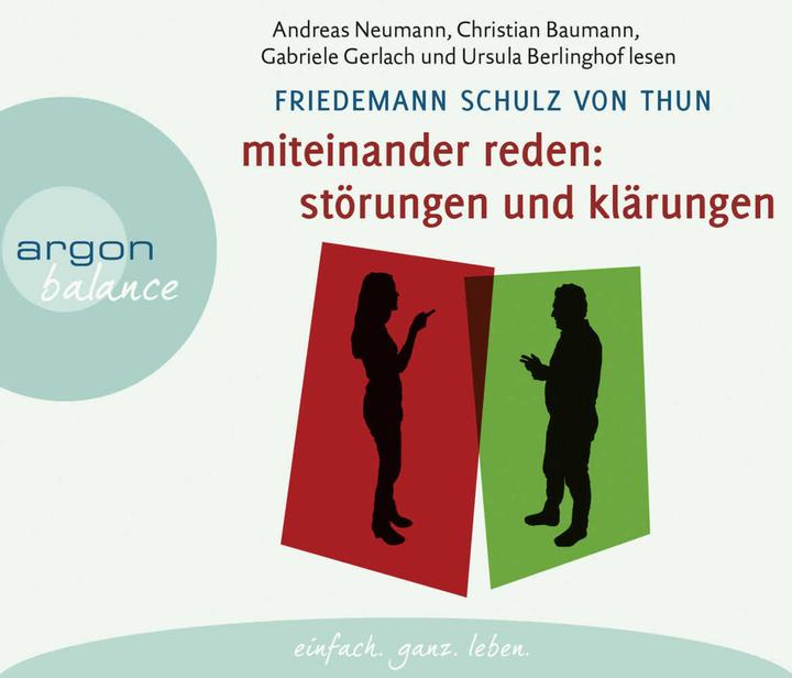 Produktbild Miteinander reden Teil 1: Störungen und Klärungen (Friedemann Schulz von Thun, Andreas Neumann, Christian Baumann, Gabriele Gerlach, Deutsch)
