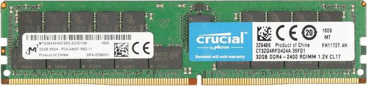 Image du produit 2-Power 32 Go DDR4 2400MHZ ECC RDIMM (2Rx4) (2 x 16GB, 2400 MHz, RAM DDR4, DIMM)