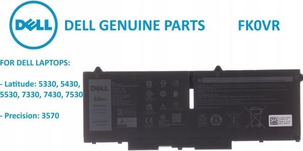 Produktbild Dell 54Wh Lithium-ion Batterie für Latitude and Precision (3 Zellen, 4623 mAh)