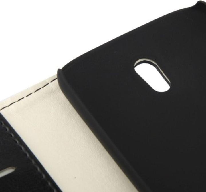 Produktbild König Design Handyhülle Tasche für HTC Desire 500 schwarz (HTC Desire 500)