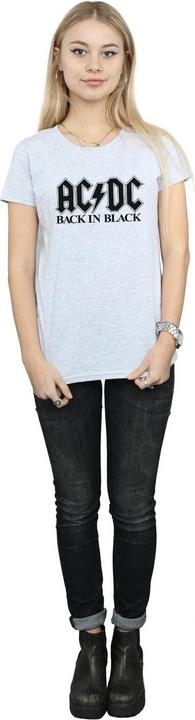 Immagine prodotto AC/DC Maglietta in cotone con logo Back in Black Donna/Ladies (L)