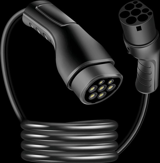 Produktbild LogiLink E-Auto-Ladekabel (Typ 2, 22 kW, 32 A, 2.50 m)