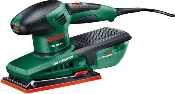 Produktbild Bosch Home & Garden PSS 250 AE Vlakschuurmachine - 250 W - 92 x 182 mm schuuroppervlak (Exzenterschleifer, 250 W)