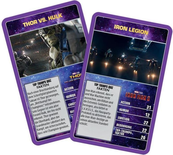 Actual product image Magni Top Trumps Collectables Marvel (German)