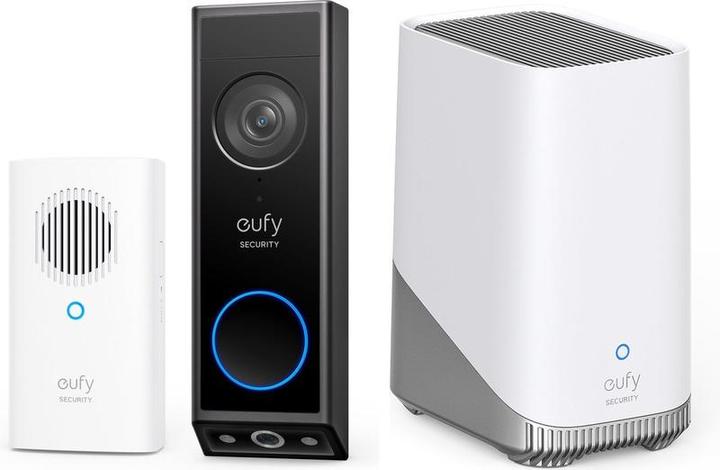Immagine prodotto eufy Videocitofono E340 con suoneria + Homebase 3 S380 - Bundelvoordeel