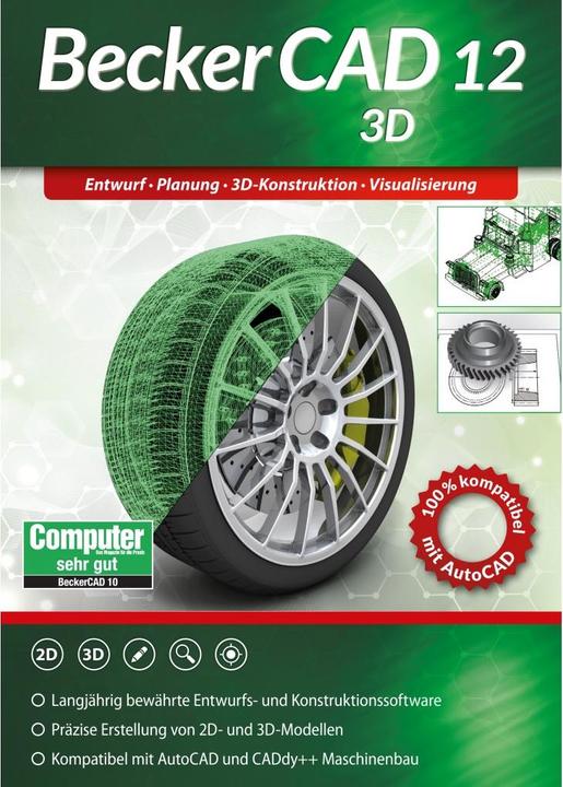 BeckerCAD 12 3D (1 User, 1 Geräte/User, unbegrenzt)