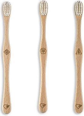 Actual product image Liebwerk Wooden toothbrush Soft Leaf (Soft, 1 x)