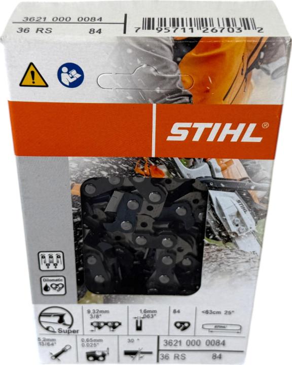 Produktbild Stihl Sägekette 36RS 3/8 1,6 84 Glieder für 63 cm Schwert MS (Kettensäge, Sägekette)