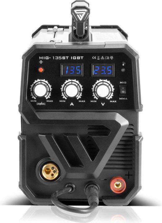 Immagine prodotto Stahlwerk Saldatrice ad arco schermato MIG MAG 135 ST IGBT con 135 ampere con mano elettrica