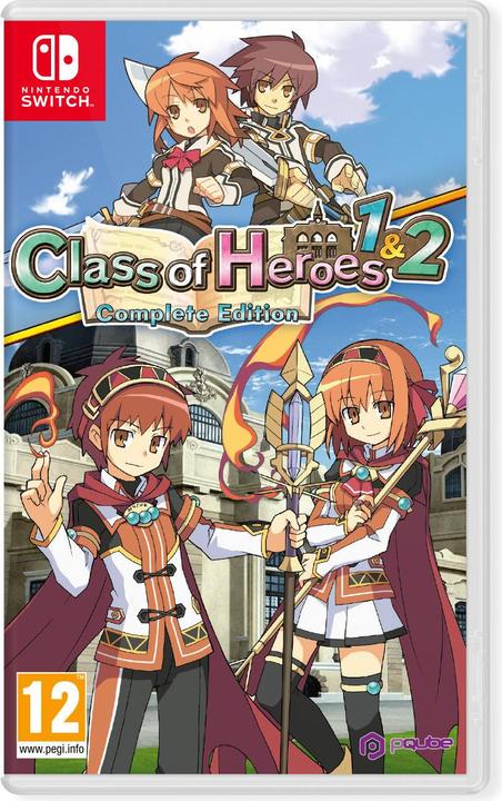 Actual product image Pqube Class of Heroes 1&2 Nintendo Switch (Switch, Switch Lite, Switch OLED)