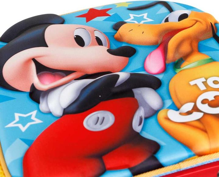 Actual product image Karactermania Mickey Mouse Pal-Small 3D Backpack with Wheels, Blue, 26 x 34 cm, Capacity 12.5 L (12.50 l)