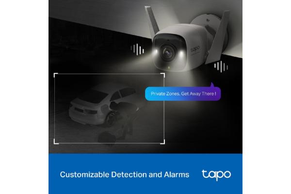 Produktbild TP-Link Tapo C325WB 4MP QHD Outdoor Kamera ColorPro MicroSD (2688 x 1520 Pixel)