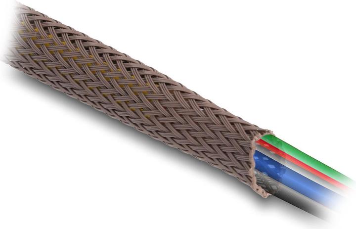 Image du produit Delock Tuyau tressé résistant aux rongeurs, 5 m x 19 mm brun (Gaines pour câbles, 550 cm)