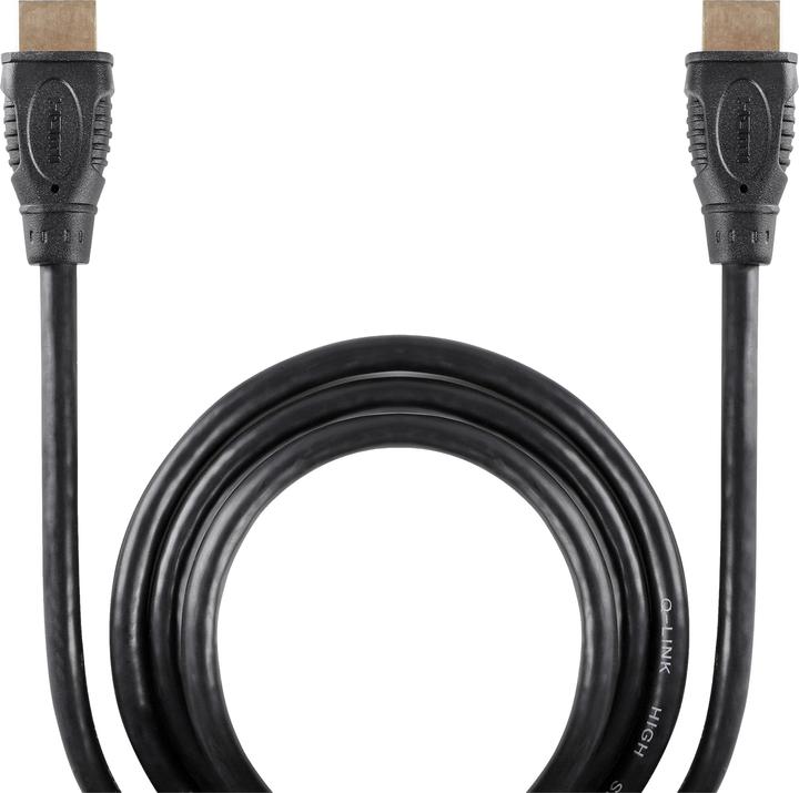 Produktbild Nobrand Q-Link HDMI-Kabel 1.8m Schwarz (HDMI)