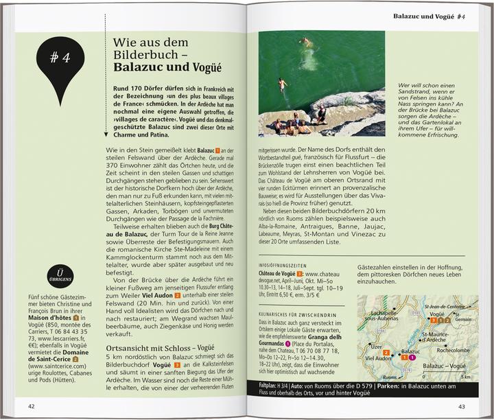 Produktbild direkt Reiseführer Ardeche, Tarn und Cevennen (Deutsch, Gabriele Kalmbach, 2025)