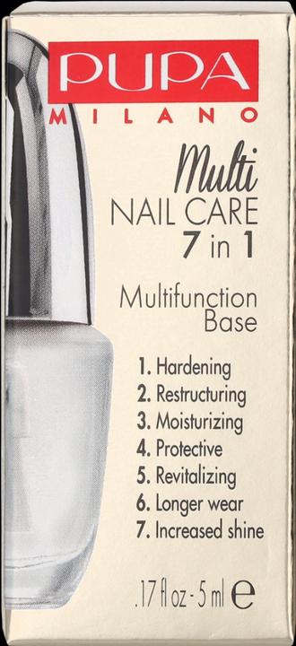 Produktbild Pupa Milano PUPA Multi Nail Care 7 in 1 Nail Treatment 5ml (001, Farblack)