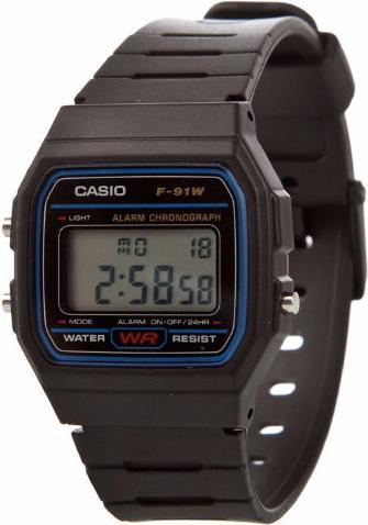Actual product image Casio F-91w-1yer (Digital watch, 33.20 mm)
