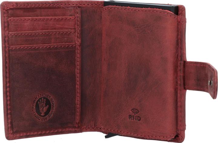 Immagine prodotto Greenburry Portafoglio vintage originale RFID in pelle 8 cm