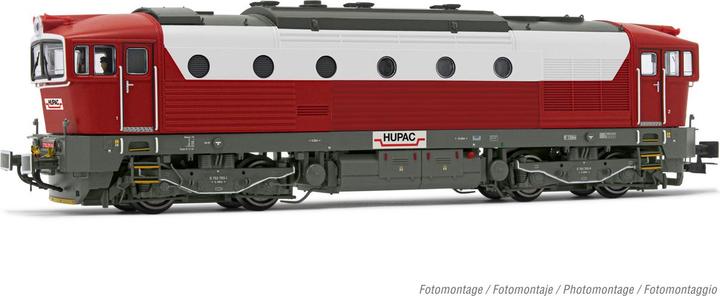 Produktbild Rivarossi HUPAC 4-achsige Diesellokomotive BR D753.7 rot/h (Spur H0)