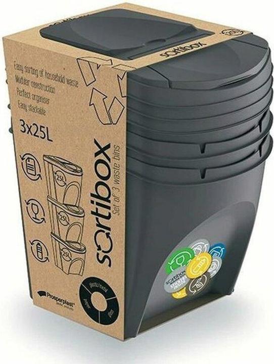 Produktbild Prosperplast 3er Set Mülleimer (20 l)