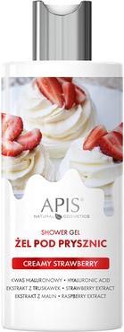 Apis Natural Cosmetics Apis Shower Gel Shower Gel Strawberry 300Ml (300 ml)