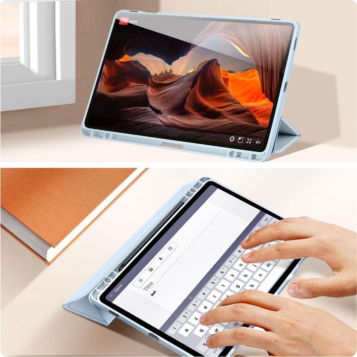 Actual product image Dux Ducis Toby Series Bookcover (Galaxy Tab S9 FE+)