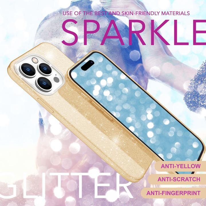 Immagine prodotto Nalia Copertina ibrida glitterata (Apple iPhone 16 Pro Max)