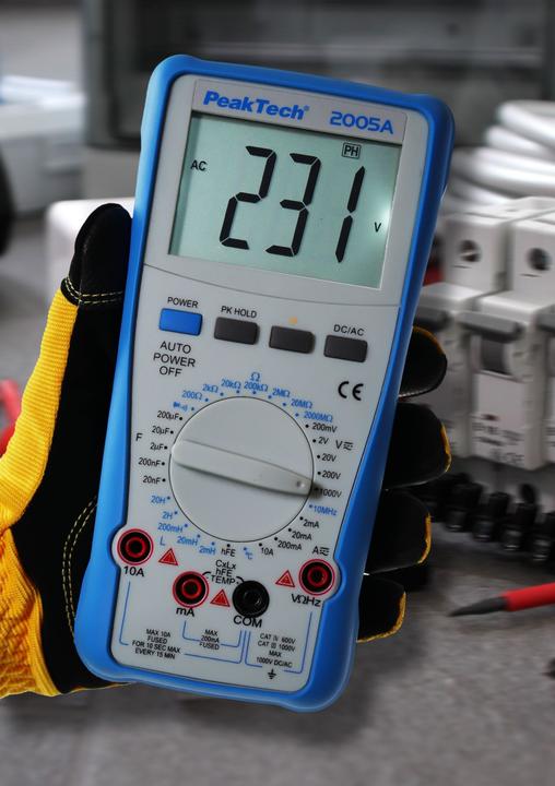 Produktbild Peaktech P 2005 A Digitalmultimeter (CAT III 1000V, CAT IV 600V)
