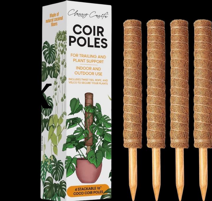 Classy Casita Coconut rods climbing aids (160 cm)
