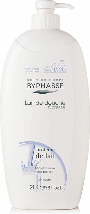 Byphasse Caresse Milchprotein Duschgel 2L (2000 ml)