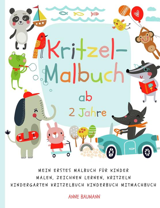Image du produit Livre de coloriage à partir de 2 ans Mon premier livre de coloriage pour enfants Apprendre à