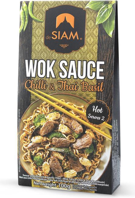 Produktbild deSiam Wok Sauce Chili Thai Basil (100 g)