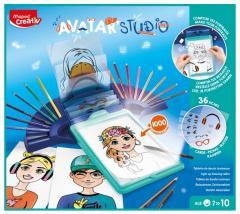 Actual product image Maped Creativ drawing projector Avatar Studio blue/turquoise