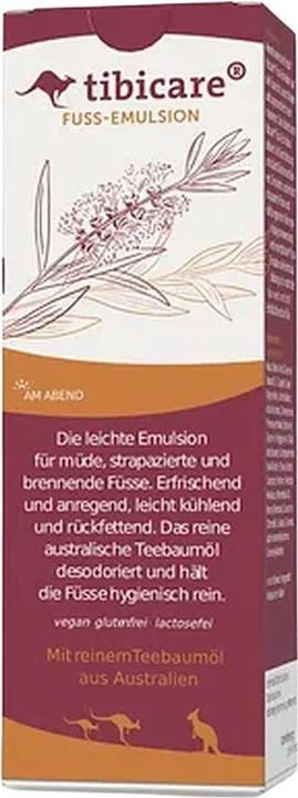 Tibicare Fuss-Emulsion Tb 150 ml (Fusscrème & Fussgel, 150 ml)