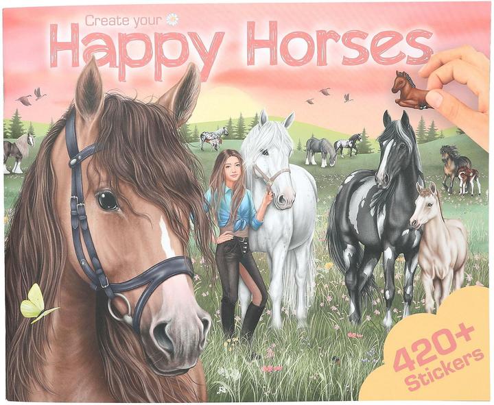 Produktbild Magni DEPESCHE Stickerbuch Create Your Happy Horses