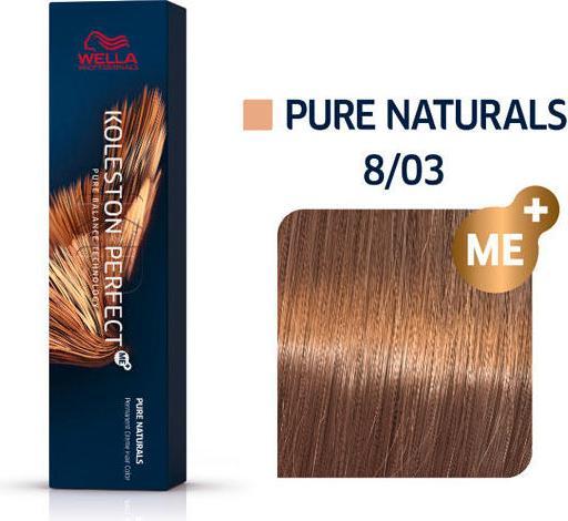Immagine prodotto Wella Koleston Perfect Me+ Pure Naturals (8/03 biondo chiaro oro naturale)