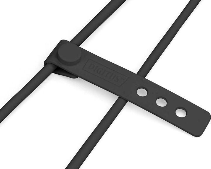 Produktbild Digitus USB Silikon Kabel, USB 40Gbps, 0,5m, schwarz (0.50 m, USB 4.0, 240 W)